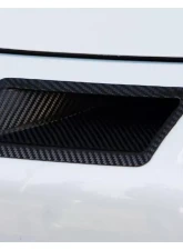 Titek Matte Carbon Fiber Dual Air Duct Nissan 350Z 07-08                                     - CFA-HRDUCTD - Image 2