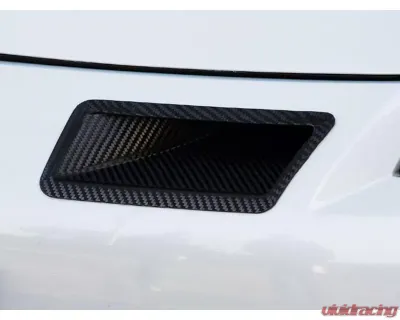 Titek Matte Carbon Fiber Air Duct Nissan 350Z 03-08 - CFA-DUCTD