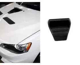 Titek Carbon Fiber Hood Air Guide Mitsubishi EVO X 08-12