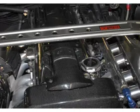 Titek Wet Gloss Carbon Fiber Plug and Timing Belt Cover Toyota Supra 93-98