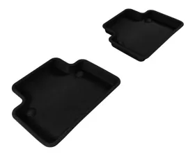 3D MAXpider 2004-2012 Volvo S40 Kagu 2nd Row Floormats - Black