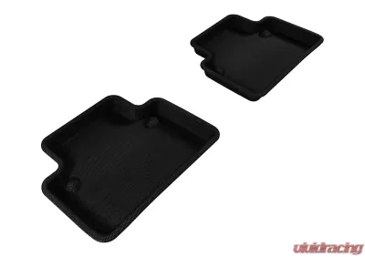 3D MAXpider 2004-2012 Volvo S40 Kagu 2nd Row Floormats - Black - L1VV00321509