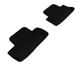 3D MAXpider 2005-2014 Ford Mustang Kagu 2nd Row Floormats - Black