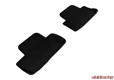 3D MAXpider 2005-2014 Ford Mustang Kagu 2nd Row Floormats - Black - L1FR06521509