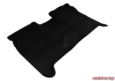 3D MAXpider 2004-2015 Nissan Titan Crew Cab Kagu 2nd Row Floormats - Black - L1NS06321509