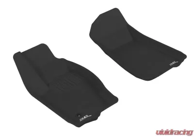 3D MAXpider 2005-2010 Jeep Grand Cherokee Kagu 1st Row Floormat - Black - L1JP00111509