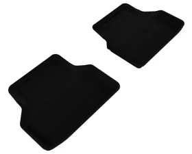 3D MAXpider 2004-2010 BMW 5 Series E60 Kagu 2nd Row Floormats - Black