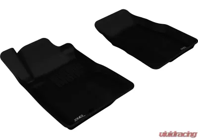 3D MAXpider 2005-2009 Ford Mustang Kagu 1st Row Floormat - Black - L1FR06511509