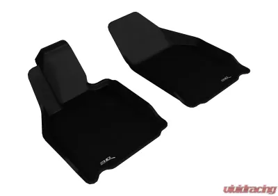 3D MAXpider 2005-2012 Porsche 997 Kagu 1st Row Floormat - Black - L1PO01111509