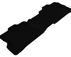 3D MAXpider 2006-2010 Ford Explorer Kagu 2nd Row Floormats - Black