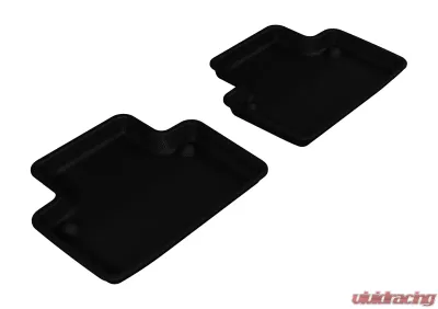 3D MAXpider 2003-2014 Volvo XC90 Kagu 2nd Row Floormats - Black - L1VV00421509