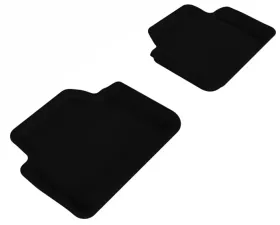 3D MAXpider 2006-2011 BMW 3 Series/X3 E90/E83 Kagu 2nd Row Floormats - Black