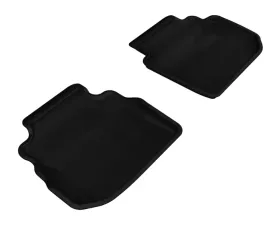 3D MAXpider 2006-2010 Infiniti M35 Kagu 2nd Row Floormats - Black