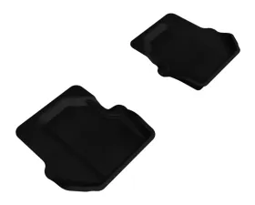 3D MAXpider 2005-2012 Porsche 997 Kagu 2nd Row Floormats - Black