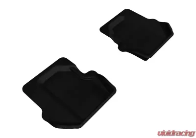 3D MAXpider 2005-2012 Porsche 997 Kagu 2nd Row Floormats - Black - L1PO01121509