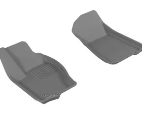 3D MAXpider 2006-2010 Jeep Commander Kagu 1st Row Floormat - Gray