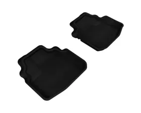 3D MAXpider 2006-2011 Buick Lucerne Kagu 2nd Row Floormats - Black