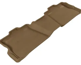 3D MAXpider 2006-2010 Ford Explorer Kagu 2nd Row Floormats - Tan