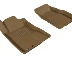 3D MAXpider 2005-2009 Ford Mustang Kagu 1st Row Floormat - Tan