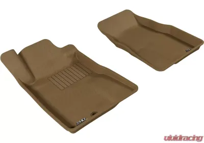 3D MAXpider 2005-2009 Ford Mustang Kagu 1st Row Floormat - Tan - L1FR06511502