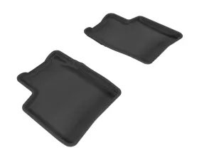 3D MAXpider 2004-2009 Toyota Prius Kagu 2nd Row Floormats - Gray