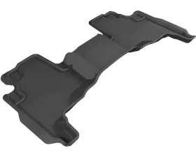 3D MAXpider 2006-2010 Jeep Commander Kagu 2nd Row Floormats - Black