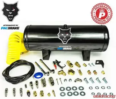 Pacbrake 2 1/2 Gallon Carbon Steel Premium Air Tank Kit Consists Of Air Tank Airline Air Nozzle Air Accessories Fittings And Fasteners - HP10050