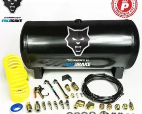 Pacbrake 5 Gallon Carbon Steel Premium Air Tank Kit Consists Of An Air Tank And Required Hardware