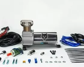 Pacbrake 12V HP325 Series Premium Air Compressor Kit Consists Of Air Compressor Pre-Built Wiring Harnesses And Required Hardware