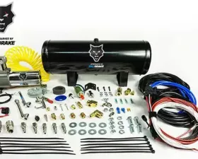 Pacbrake Onboard Air w/ 2 1/2 Gallon Air Tank w/ Air Compressor Air Tank Fittings