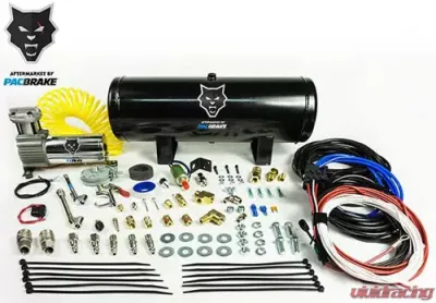 Pacbrake Onboard Air w/ 2 1/2 Gallon Air Tank w/ Air Compressor Air Tank Fittings - HP10164