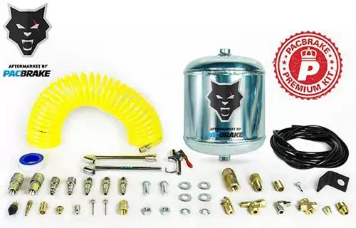 Pacbrake 1/2 Gallon Aluminum Premium Air Tank Kit W/Air Tank Airline Air Nozzle Air Accessories Fittings and Fasteners - HP10266