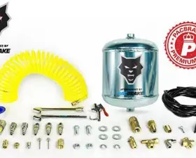Pacbrake 1/2 Gallon Aluminum Premium Air Tank Kit W/Air Tank Airline Air Nozzle Air Accessories Fittings and Fasteners