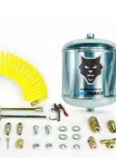 Pacbrake 1/2 Gallon Aluminum Premium Air Tank Kit W/Air Tank Airline Air Nozzle Air Accessories Fittings and Fasteners                                     - HP10266 - Image 2