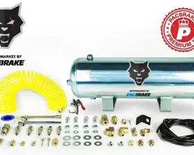 Pacbrake 2 1/2 Gallon Aluminum Premium Air Tank Kit Consists Of Air Tank Airline Air Nozzle Air Accessories Fittings And Fasteners