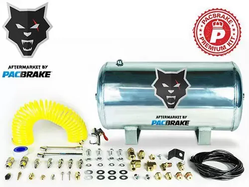 Pacbrake 5 Gallon Aluminum Premium Air Tank Kit W/Air Tank Airline Air Nozzle Air Accessories Fittings And Fasteners - HP10268