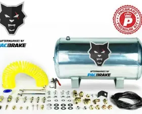 Pacbrake 5 Gallon Aluminum Premium Air Tank Kit W/Air Tank Airline Air Nozzle Air Accessories Fittings And Fasteners