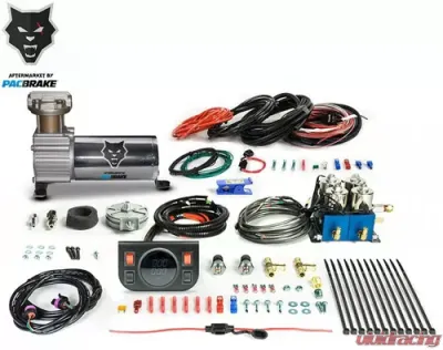 Pacbrake Premium In Cab Control Kit For Independent Electric Air Spring Activation w/ Digital Gauge - HP10273