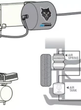 Pacbrake Air Spring Accumulator Kit Consists Of 0.5 Gallon Air Tank And Required Hardware                                     - HP10302 - Image 3