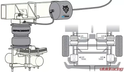 Pacbrake Air Spring Accumulator Kit Consists Of 0.5 Gallon Air Tank And Required Hardware - HP10302