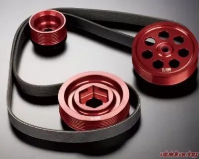 Toda Light Weight Front Pulley Kit (DC5 | With AC) Honda K20A - 13810-DC5-HAC