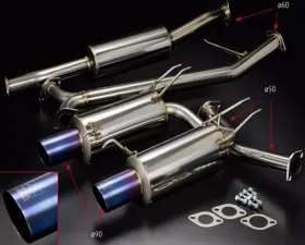 Toda High Power Exhaust System Honda K20A (CL7)