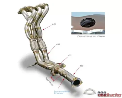 Toda Exhaust Manifold (FD2) Honda K20A - 18100-FD2-00J