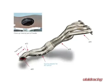 Toda Exhaust Manifold (FN2) Honda K20A - 18100-FN2-000