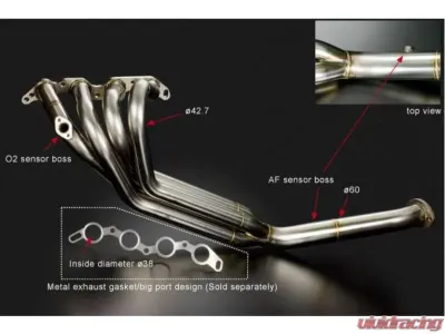 Toda Exhaust Manifold Ver.2 (4-2-1 SUS) Toyota 4AG (AE86) - 18100-860-002