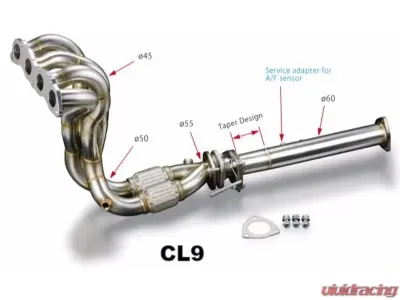 Toda Exhaust Manifold (RB1) Honda K24A - 18100-RB1-00J