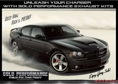 Solo Performance Street-Race Catback Exhaust Kit Dodge Charger SRT 2005-2010 - 991108SL