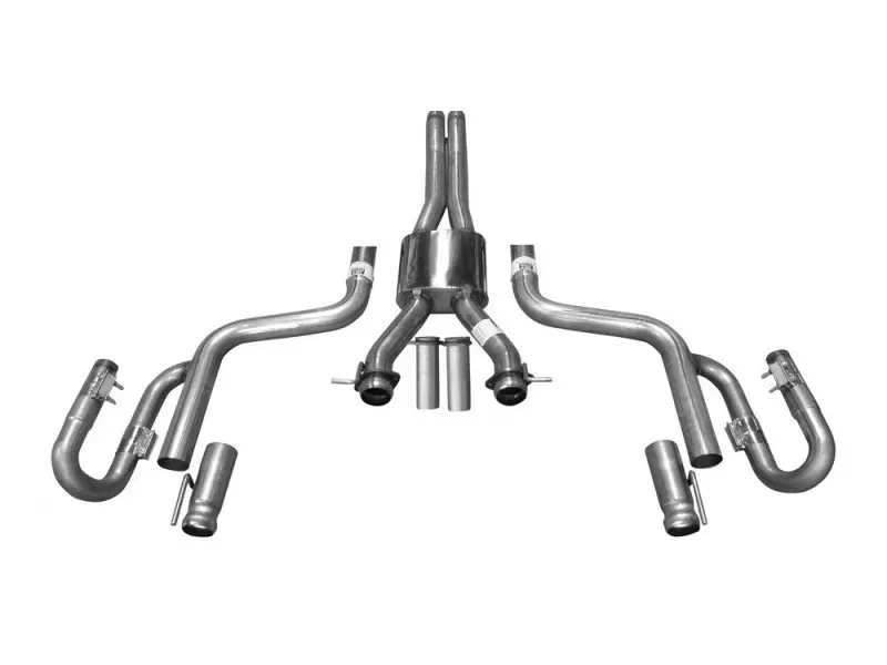 Solo Performance Mach-XV Catback Exhaust Kit w/ Solo Return Box Dodge Challenger SRT 2015-2018 - 991115SL