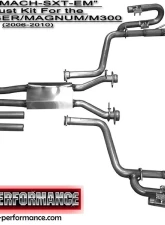 Solo Performance Mach-SXT-EM Catback Exhaust Kit Dodge Charger V6 2006-2010                                     - 991117SL - Image 2