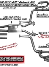 Solo Performance Mach-SXT-EM Catback Exhaust Kit Dodge Charger V6 2006-2010                                     - 991117SL - Image 4